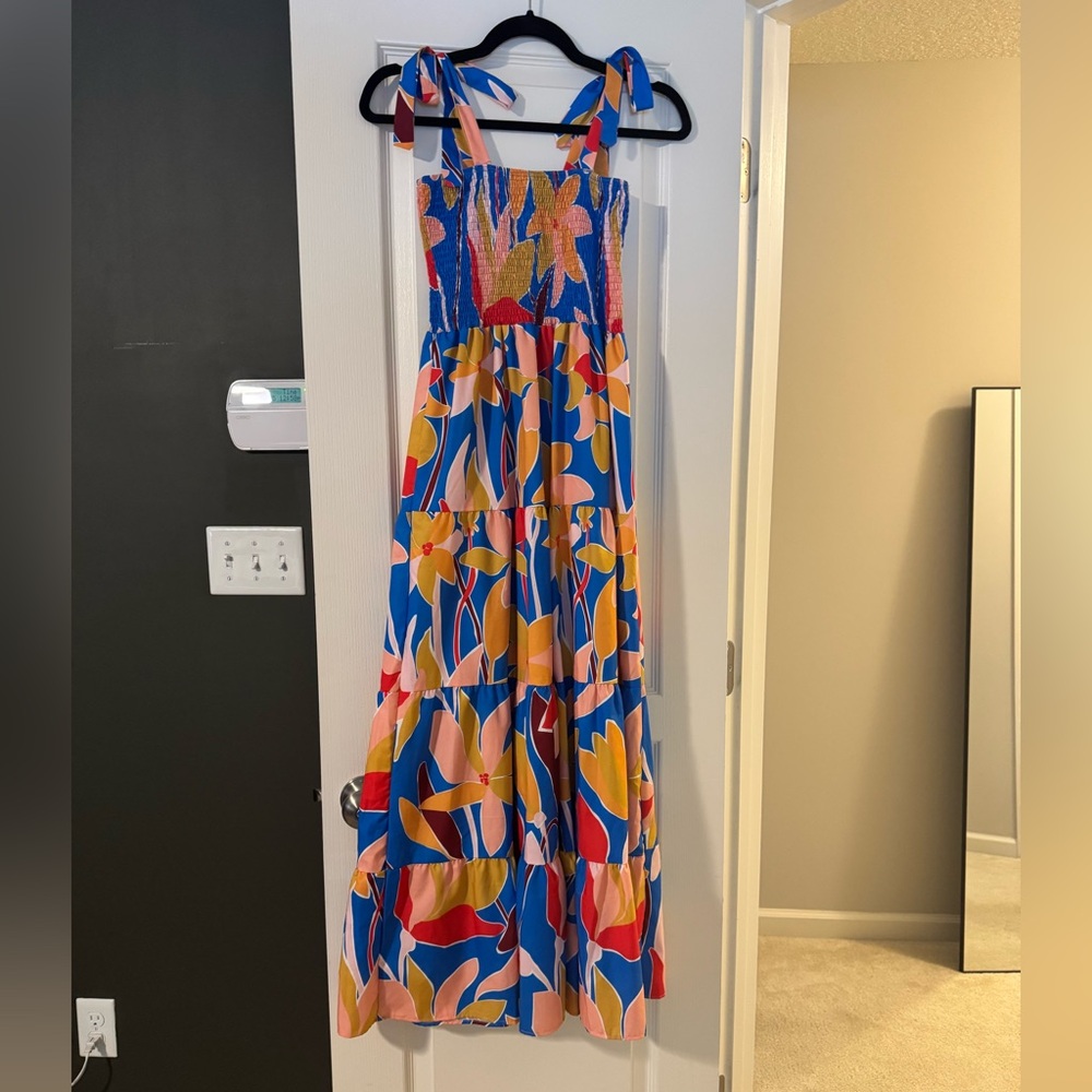 Colorful Floral Maxi Dress